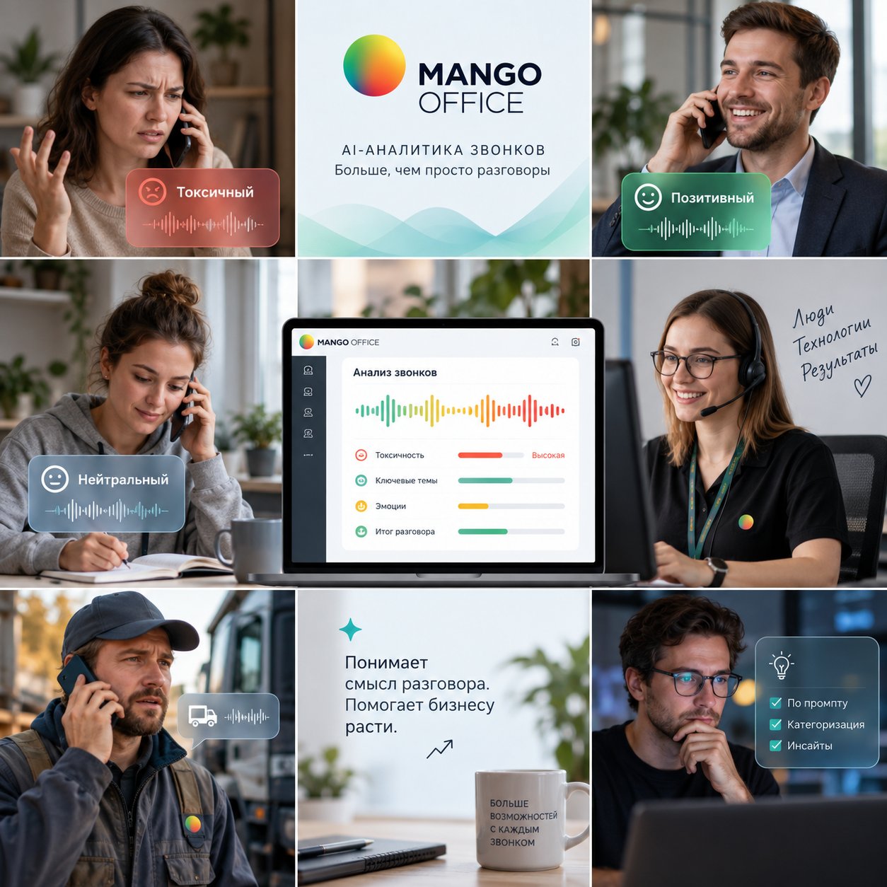 AI-аналитика звонков с Mango Office