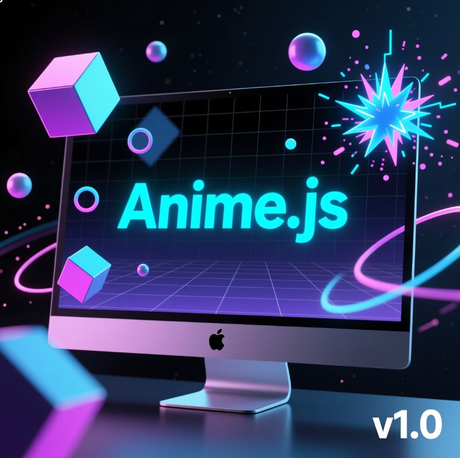 Легкая библиотека для веб-анимаций anime.js 