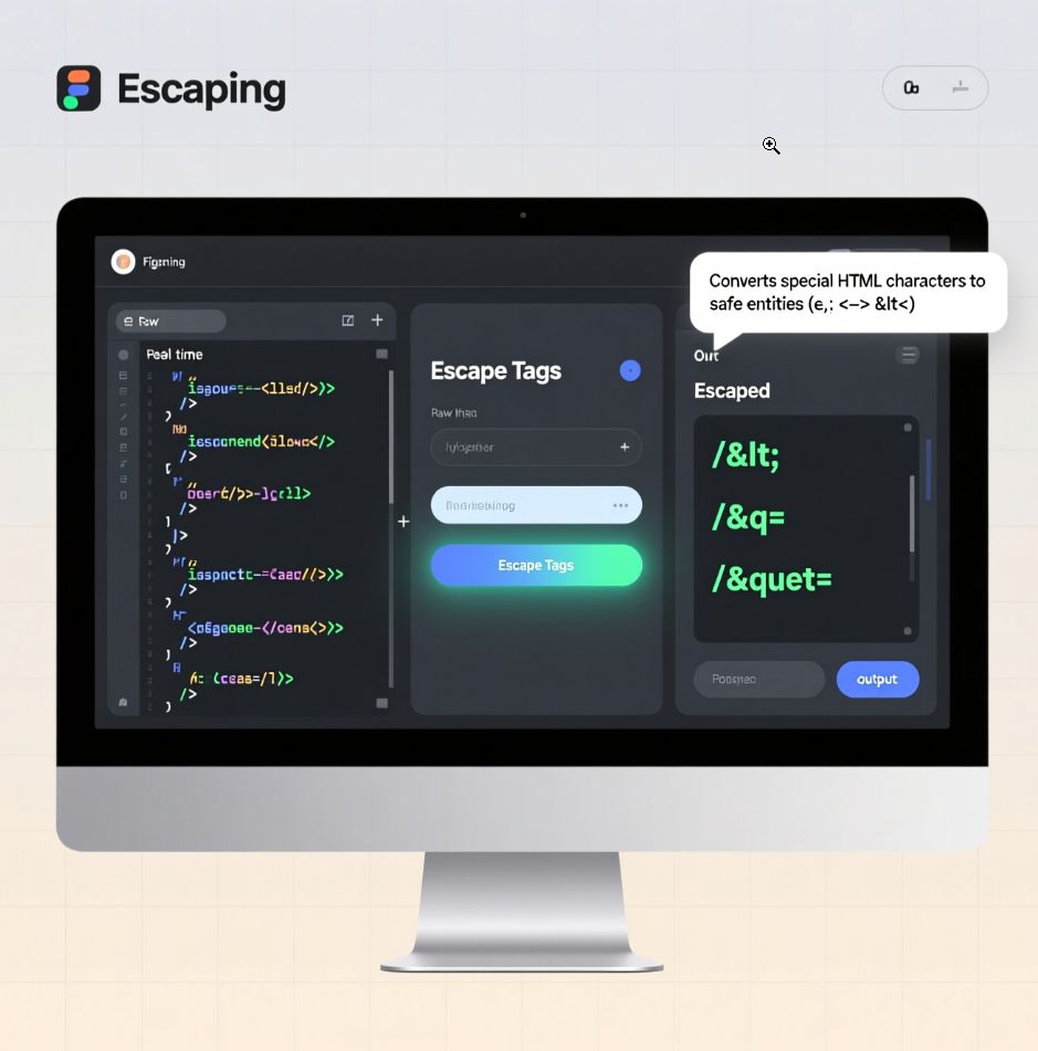 про Экранирование HTML тегов