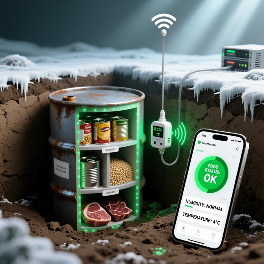 Выживание в России 2040: как я закопал продовольственный кластер с IoT-мониторингом