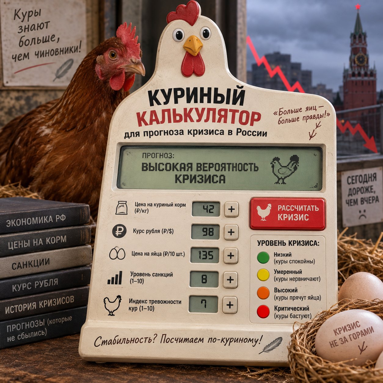 калькулятор кризиса в россии
