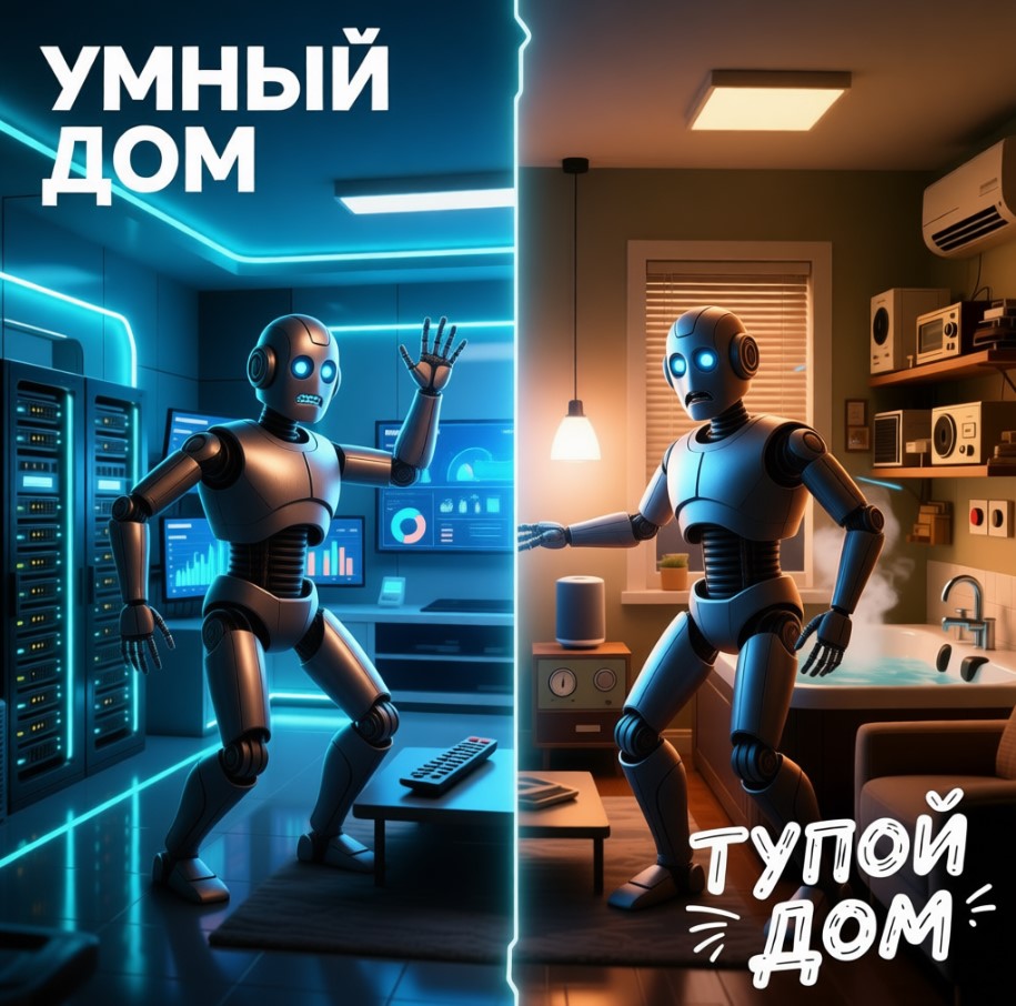 Чем отличается умный дом от тупого 
