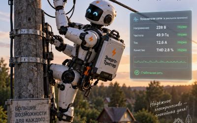 Как анализировать качество центрального электроснабжения с помощью базы данных и датчиков