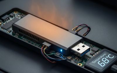 Добавил мониторинг температуры NVMe USB на Raspberry Pi