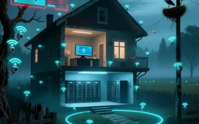 Распределённая охранная сеть из 100 PIR-датчиков по Zigbee