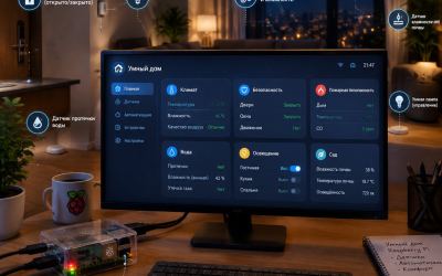 Умный дом на Raspberry Pi: разложили 123 датчика по полкам
