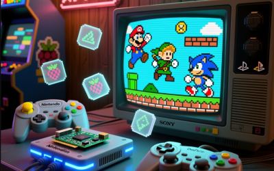 Как собрать ретро-приставку на Raspberry Pi 5: эмуляция NES, SNES, PS1 и других консолей