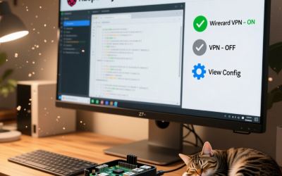 WireGuard на Raspberry Pi с иконкой на рабочем столе — управление без консоли