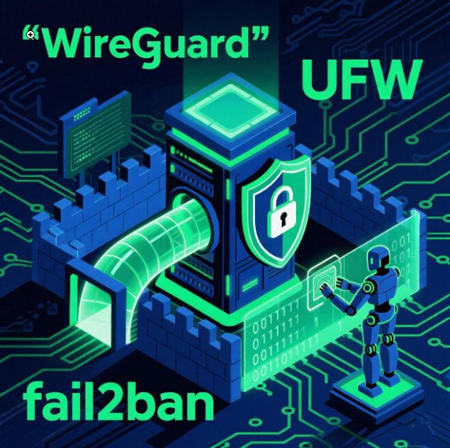 Как настроить WireGuard, UFW и fail2ban 